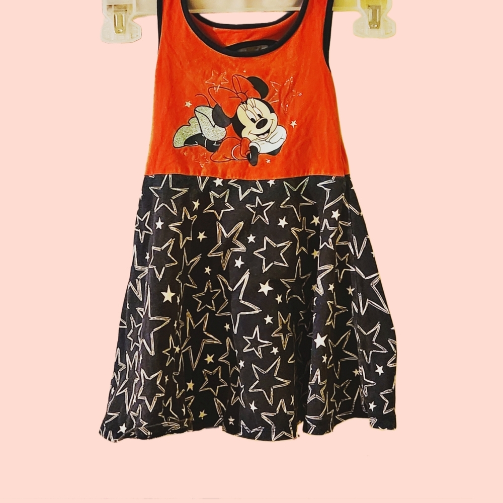 Girls Disney Jumping beans Minnie Mouse Red blue white stars 4th of july Size 3T